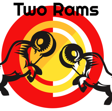 TWO RAMS JUNK REMOVAL LOGO
