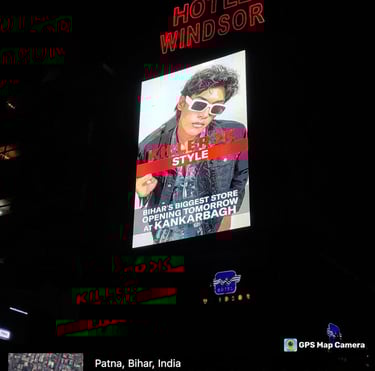 a hotel sign for a hotel in india