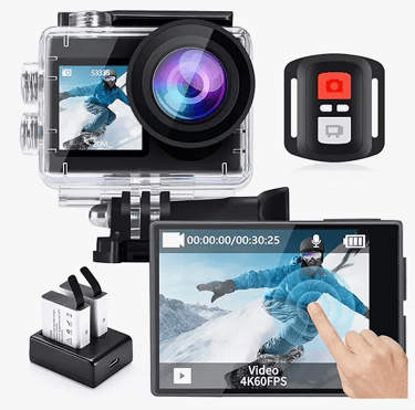 Capture every adventure or grow your content channel with crisp 4K video, slow motion, and others...
