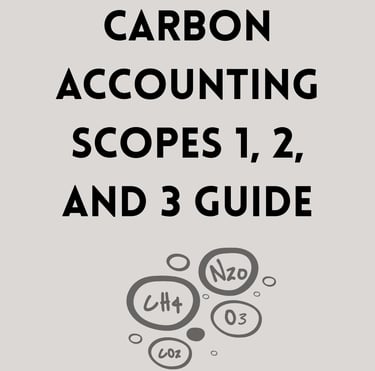 carbon accounting scopes 1,2 and 3