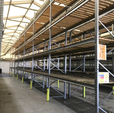 glanvished pallet racking