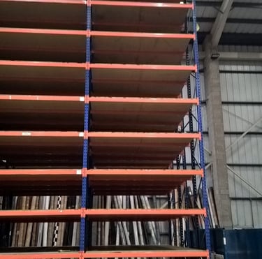 Carpet Racking in Warehouse for Carpet Rolls