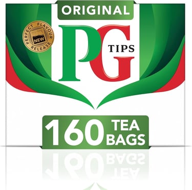 a tea bagel of tea bags with the words pgg tips