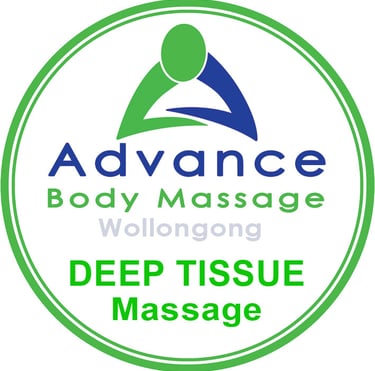 Deep Tissue Massage Wollongong symbol - advance body massage clinic