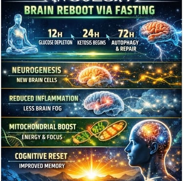 Discover how fasting may enhance brain function, support neuroplasticity, and promote mental clarity