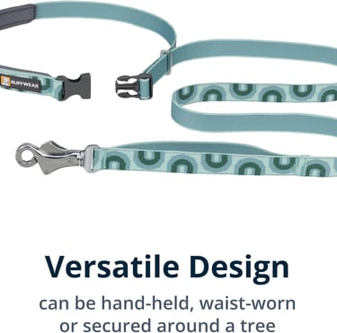 Ruffwear, Crag Dog Leash, 6 ft Reflective Everyday Lead, Swiveling Talon Clip, Padded Handle