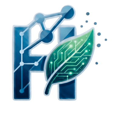 Hydrogen Technologies Group logo combined with a green digital leaf showing circuit board patterns.