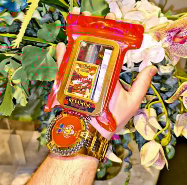 Luxury perfume Canada packaging REYAMUR extrait bottle with jewelry and premium gift set