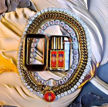 Luxury perfume Canada packaging REYAMUR extrait bottle with jewelry and premium gift set