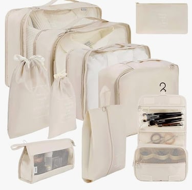 KIT 10 Necessaire Feminina Organizador de Malas