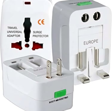 Adaptador de Tomada Universal Para Viagem