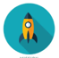 Rocket spacecraft Icon