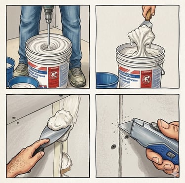 drywall tools needed to repair drywall