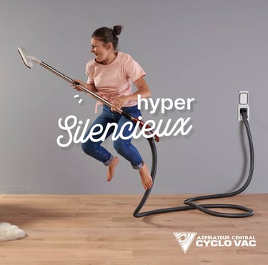 aspirateur centralisé cyclovac - hyper silencieux