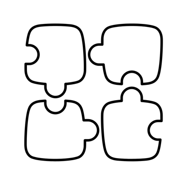 quatre pièces puzzle