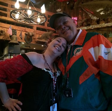 The locals are friendly in the Red Dog Saloon in Juneau, Alaska