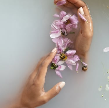 water, hand, bath, moisturizing