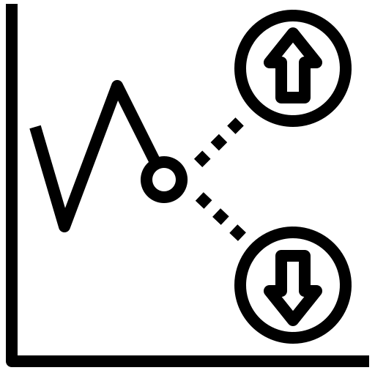 an icon representing industry changes