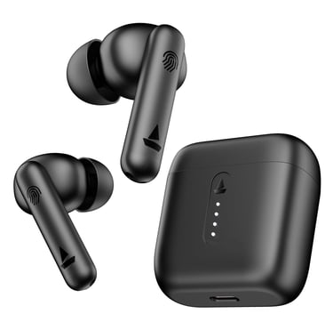 boAt Airdopes 141/8 – Bold Black | TWS Wireless Earbuds with Mic