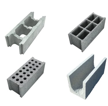 Blocs béton : parpaings, blocs à bancher, blocs creux et pleins, magasin dans l’Oise