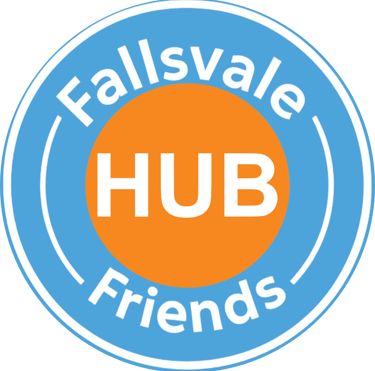 Fallsvale Friends HUB circular badge