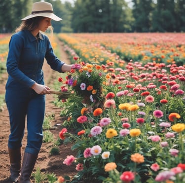 A vibrant basket overflowing with fresh eggs nestled on hay.