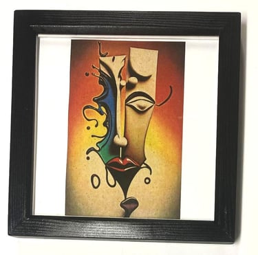 Oleo print  Wall Art . Modern Wood  Wall Art., this product is manufactured to order.