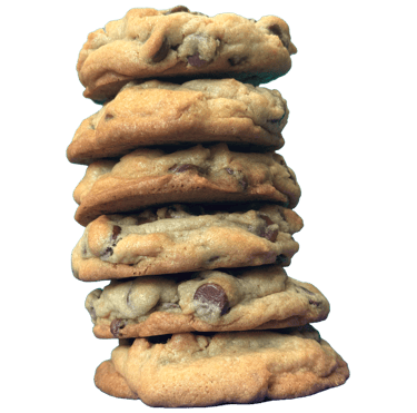 stack of yummy cookies