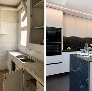 Reforma baño cocina hogar vivienda oficinas