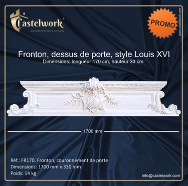 Fronton de porte FR170