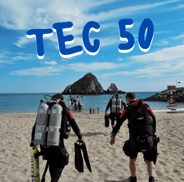 padi tec50 with sandy beach dive academy/ sandy beach dive centre