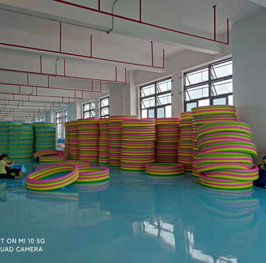 how to produce pool floats