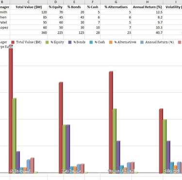 This is my Excel project that I clean and organize the data and made a visualization.