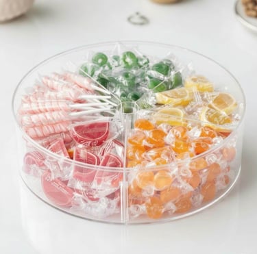 removable divider PET lazy susan for spice storage wholesale