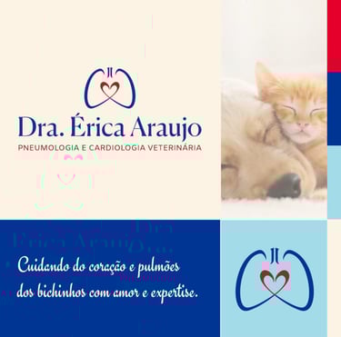 Identidade visual da dra. Érica Araujo Veterinária - Priscila Kato Design