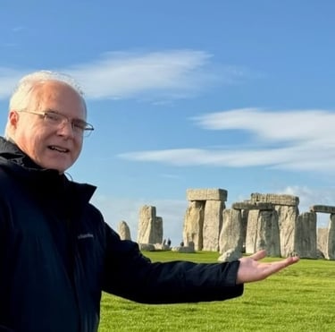 Rod at Stonehenge