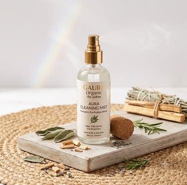 aura cleaning mist gaura organic product