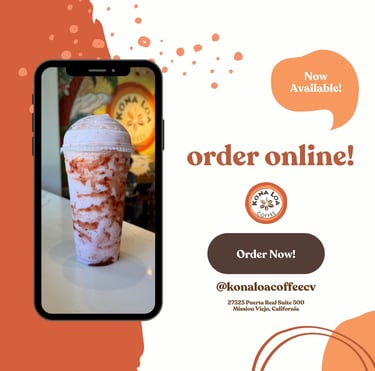 Order Online Now! Kona Loa Coffee Crown Valley