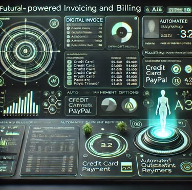 AI-powered invoicing dashboard with automated billing, payment tracking, and smart reminders for pay