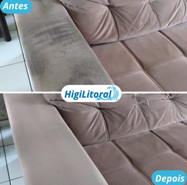 Limpeza e Higienização de Sofá