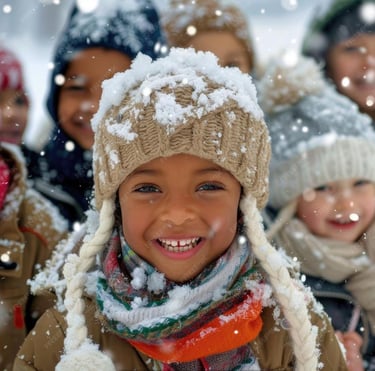 Safety of Children Traveling in Winter