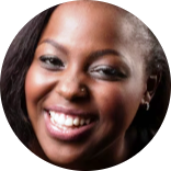 a woman with a bald haircut and a bald head