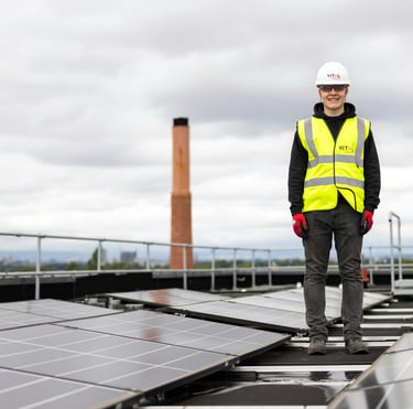 Fire Risk Assessor undertaking a fire risk assessment