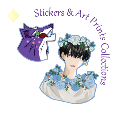 Isekai Anime Series Sticker Fan Merchandise Art