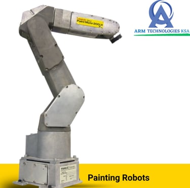 FANUC Paint Mate 200/A industrial painting robot for automated manufacturing processes.