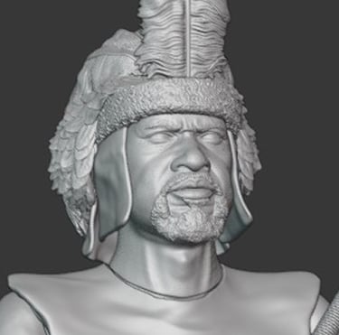 Zulu Warrior  Bust 1/9 scale