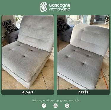 Gascogne Nettoyage | Nettoyage fauteuil Léognan
