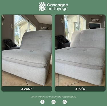 Gascogne Nettoyage | Nettoyage fauteuil Bassin d'Arcachon