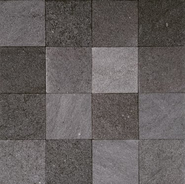 Black lava stone factory