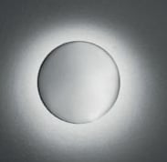 Aplique de pared ECLIPSE con efecto de halo luminoso circular indirecto